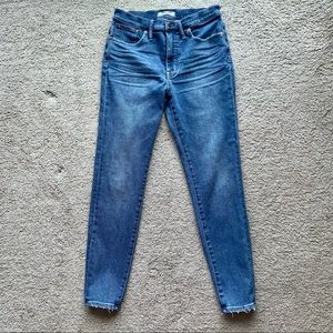 Madewell 9” mid-rise skinny in Pearson wash